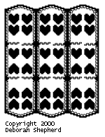 Pattern A: Queen of Hearts Bedspread