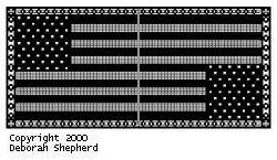 Pattern F: Flag Tablerunner