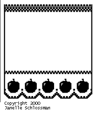 Pattern B: Apple Curtains