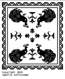 Pattern G: Bird of Paradise Tablecloth