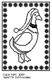 Pattern D: Goose in a Gansey Doily