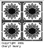 Pattern K: Sunny Sunflower Doily