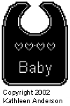 Pattern C: Baby Heart Bib