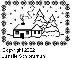 Pattern A: Cabin In The Snow