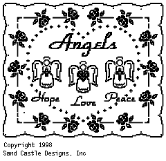 Pattern B: Angels Hope, Love and Peace