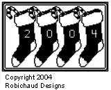 Pattern A: 2004 Christmas Stockings