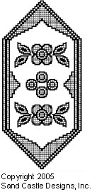 Pattern J: Floral Crochet Runner