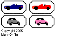 Pattern G: Corvette Coasters