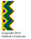 Pattern B: African Flag Trim